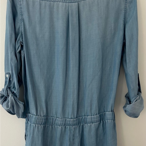 Velvet Heart Light Blue Denim Romper - Picture 3 of 3